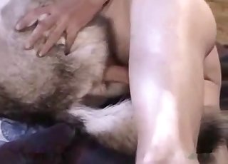 Sensuous husky enjoys slow assfucking foray