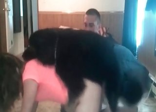 Insane and lusty prostitute penetrates with her doggy