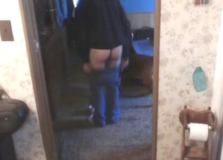 Phat booty guy gets fucked by his horny dog